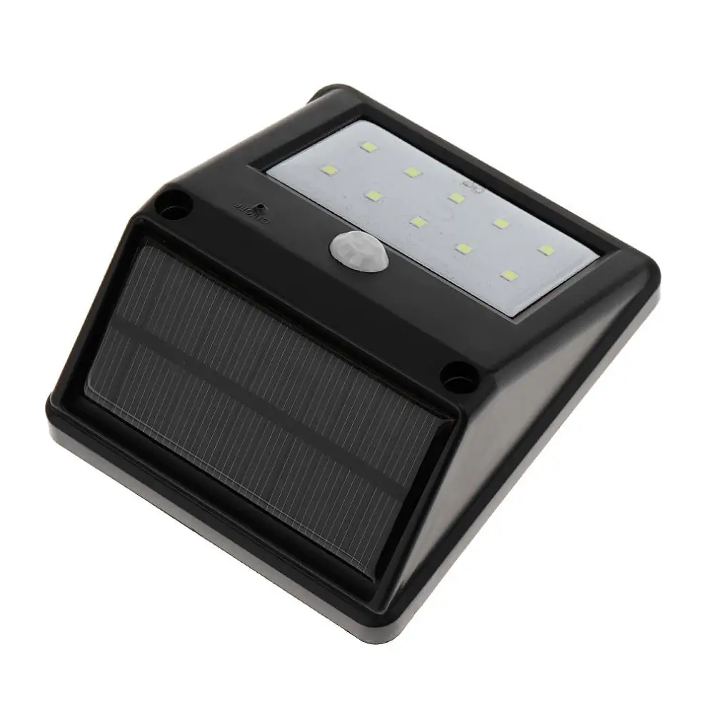10 LED настенный светильник на солнечных батареях датчик движения домашний садовый