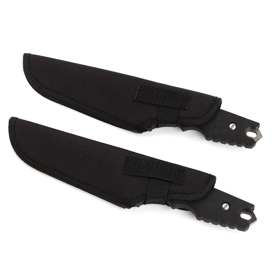 

Outdoor Fixed Blade Knife Camping Hunting Survival Knives with Rubber and Plastic Handle