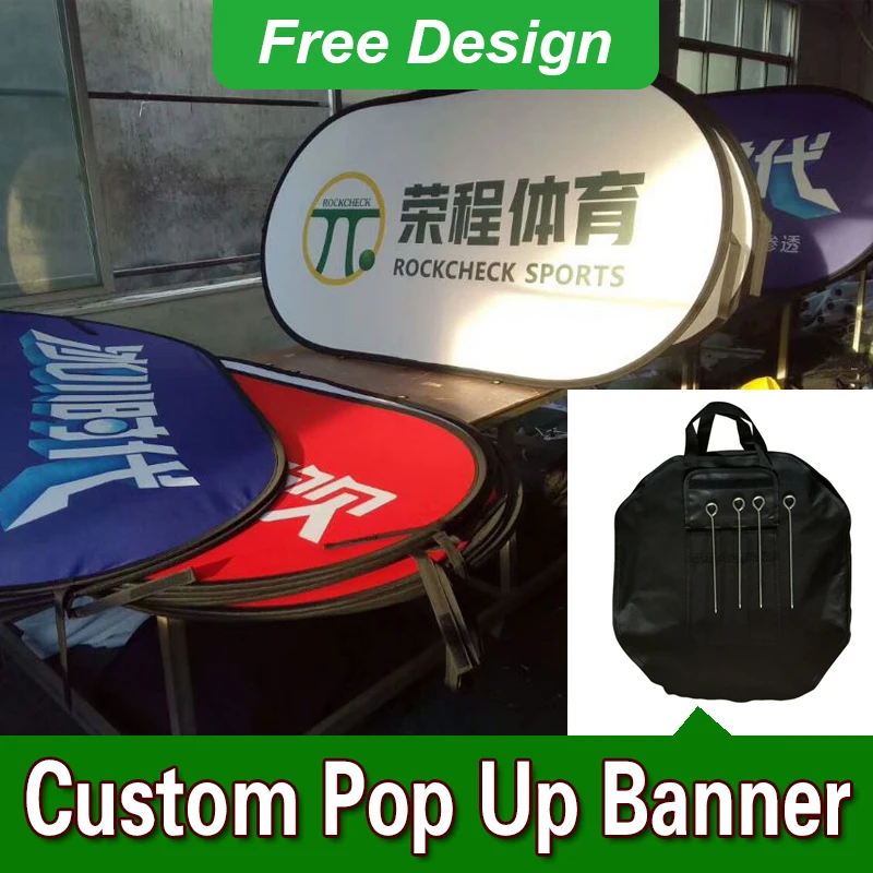 

Free Design Free Shipping Vertical Top Banner Frame Custom Pop Up Banners Pop Up A Frame
