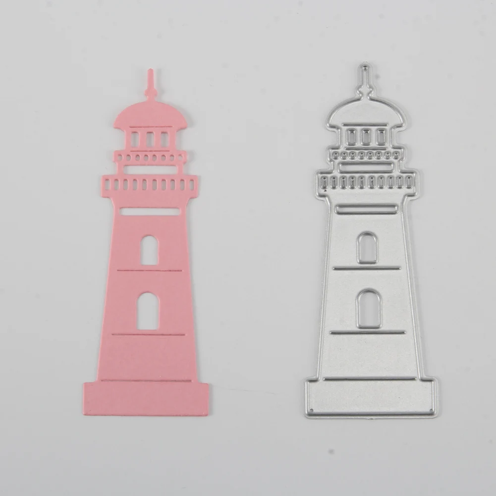 Горячая DIY тиснение режущие штампы инструмент формы трафарет Маяк для