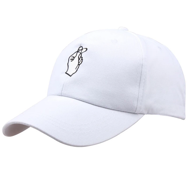 Бейсболка унисекс с вышивкой надписью Heart Love жесты Snapback для мужчин и женщин