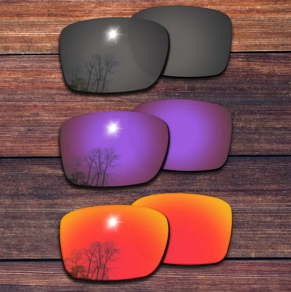3 pairs OOWLIT поляризованные Сменные линзы для солнцезащитных очков-оправа для солнцезащитных очков оправа - Цвет линз: 3 pairs