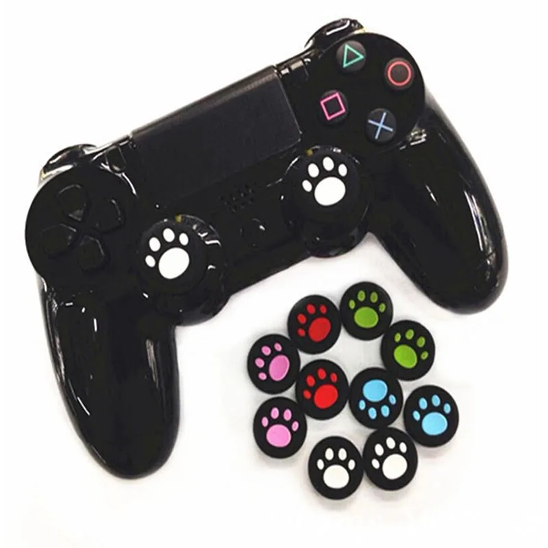 4 шт. милые крышки для джойстика игровой приставки для Sony PlayStation 3/4 PS3 PS4 Xbox One 360 Controller ThumbStick on.