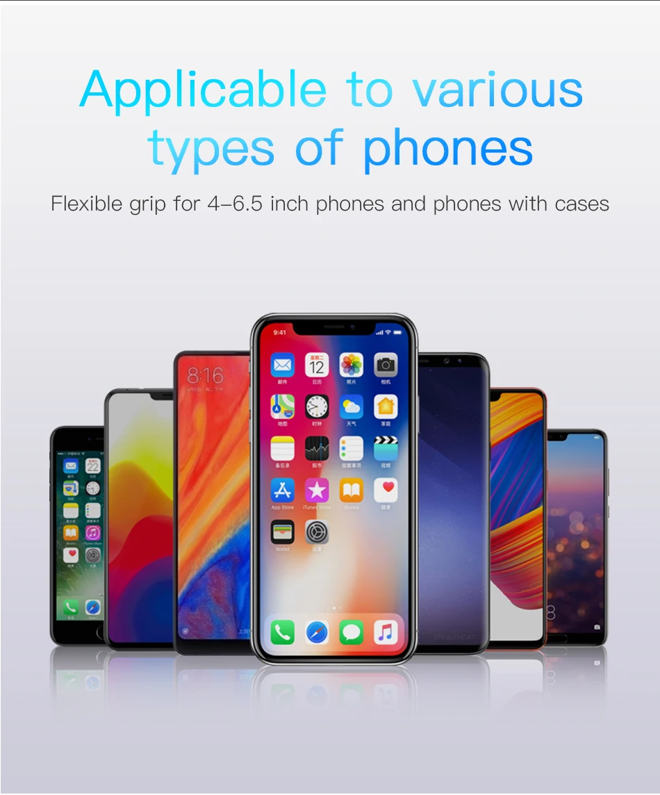 Baseus Интеллектуальный Автомобильный держатель для телефона для iPhone XS Max XR samsung с инфракрасным вентиляционным отверстием Автомобильный держатель Подставка для мобильного телефона