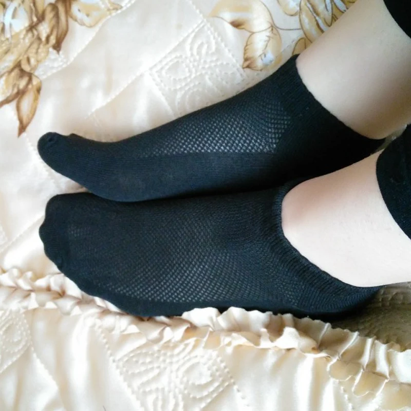 

10Pair/Lot Summer Women Socks Short Couple Classic White Gray Black Women's Sock Unisex Mesh Breathable Ankle Socks Female Meias