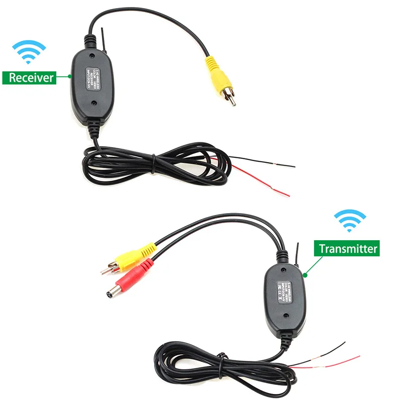 

HaiSunny Reverse Backup Rear view Camera Night Vision With Car TFT LCD Color Monitor 4.3 inch and 2.4G Wireless Transmitter Kit