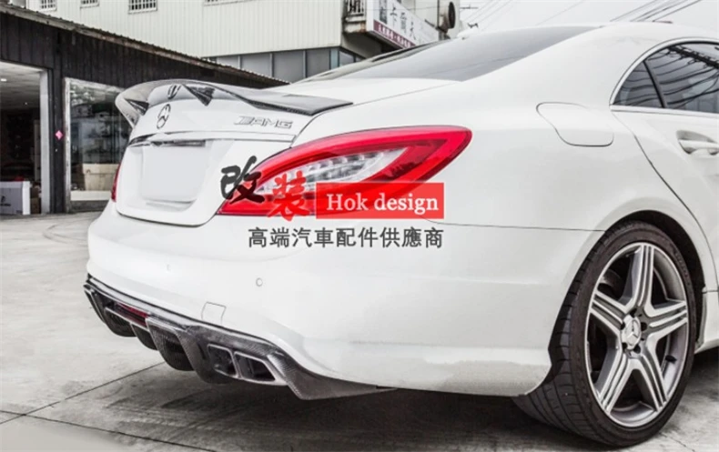 Задний спойлер из углеродного волокна для Mercedes Benz CLS Class W218 CLS63 CLS260 300 CLS400 2013 2017