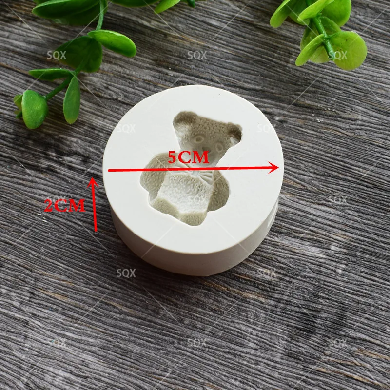 Милые мини-медвежонки для помадки формы выпечки торта инструменты украшения