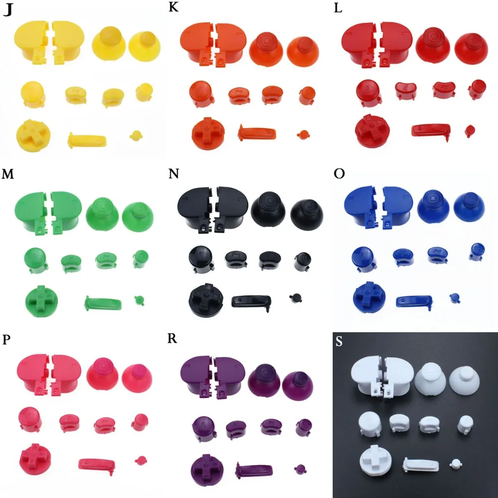 9sets Full set D Pads Power ON OFF Button for GameCube A B X Y L R Buttons and Analog High quality Joystick Stick Cap N GC | Электроника