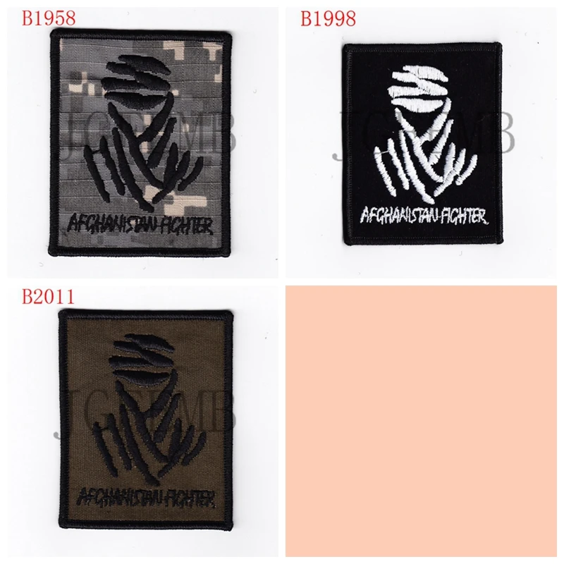 Афганистанский боец арабский Боевой Дух Тактическая Военная вышивка
