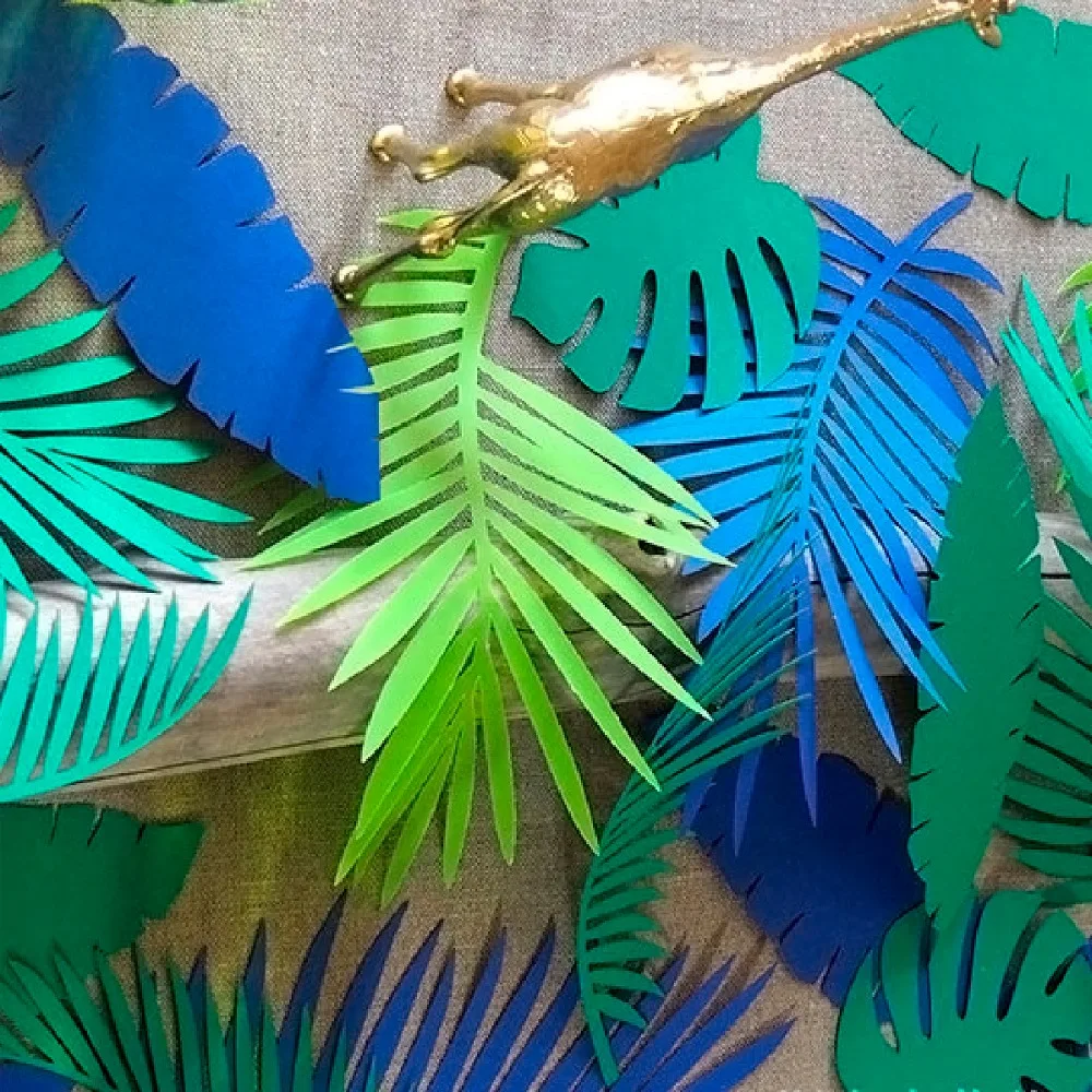 QIFU баннер из фигурок Фламинго декорации в стиле Гавайской вечеринки Hawai Декор