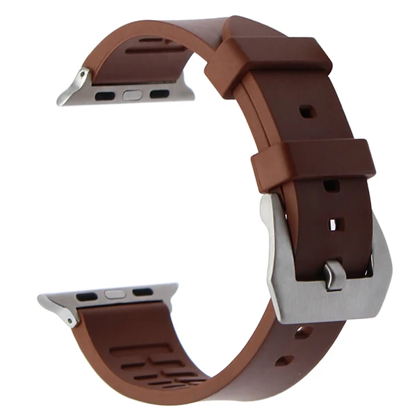 IWonow ремешок из фторкаучука резиновый ремешок для iWatch Apple Watch 38 мм 40 мм 42 мм 44 мм серии 5 4 3 2 1 ремешок спортивный пояс браслет