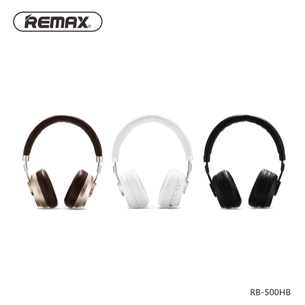 Remax 500HB Bluetooth V4.1 гарнитура HIFI наушники стерео головная повязка с шумоподавлением