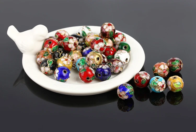 100 шт./лот Смешанные Ассорти Перегородчатые бусины бусы вырезать цветок