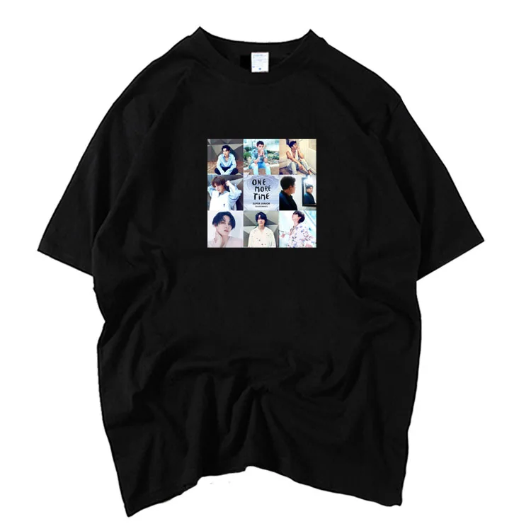 Футболка с короткими рукавами и круглым вырезом Kpop летняя свободная футболка