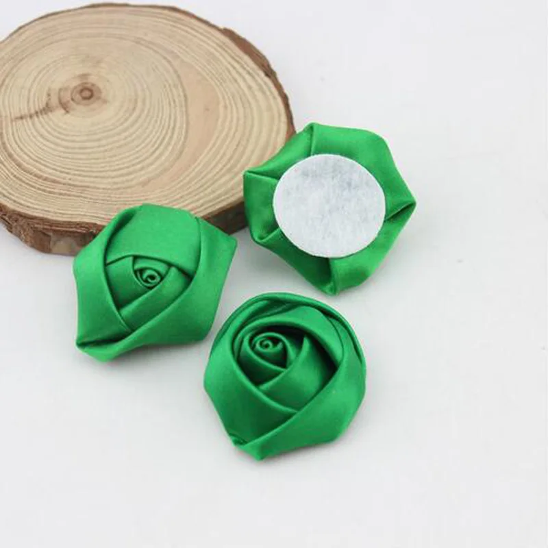 20 Штук Красные Искусственные Ленточные Розы DIA 3.5CM для Ручного Изготовления Букетов Невесты и Венчания.