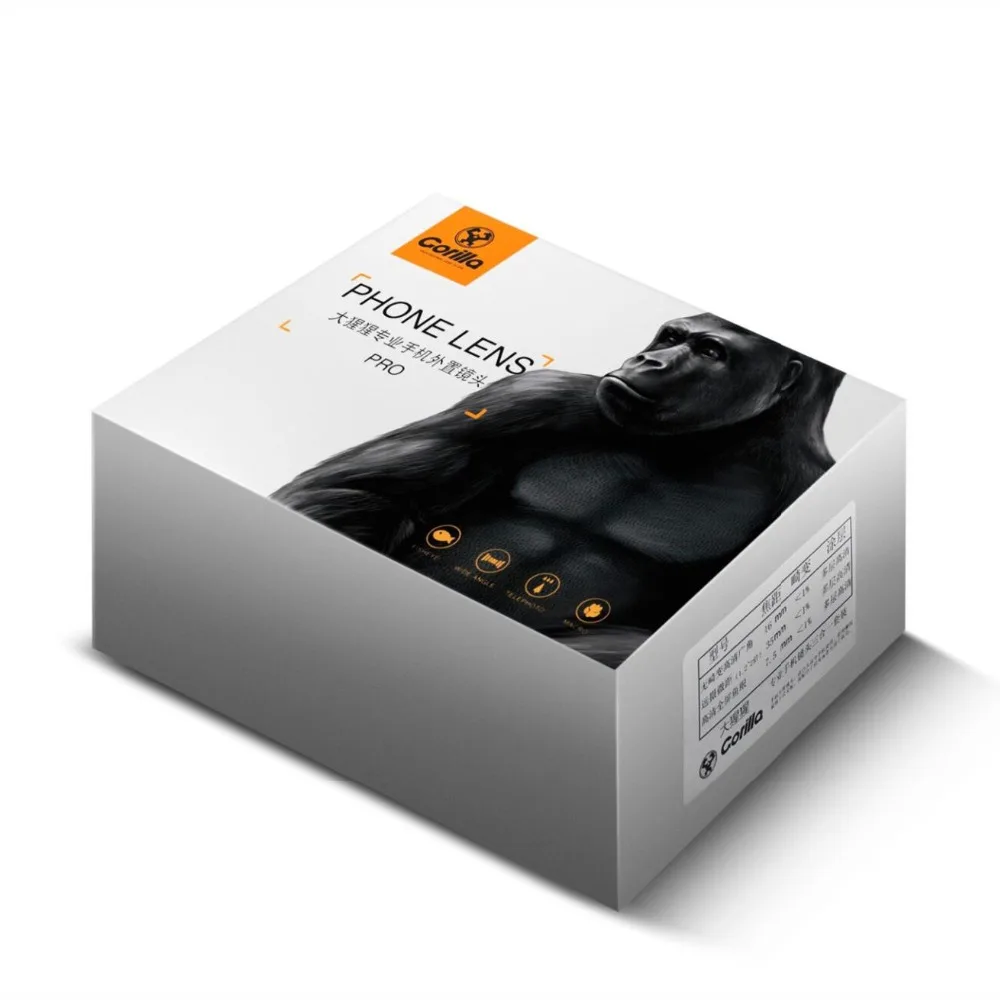 Gorilla 30mm-80mm FHD Macro Lens For Mobile Phone with Clip |