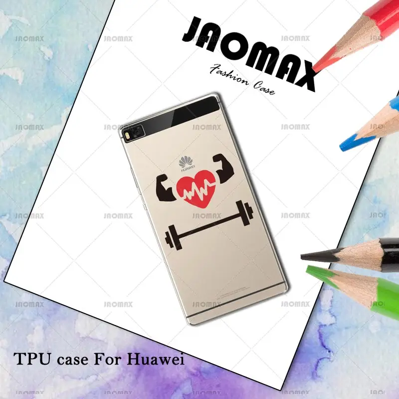 Jaomax Love Heart Couple Case For Huawei P10 PLUS P9 P8 Lite Mate 8 9 Pro Honor V8 5C Transparent Silicone Phone Cover Shell |