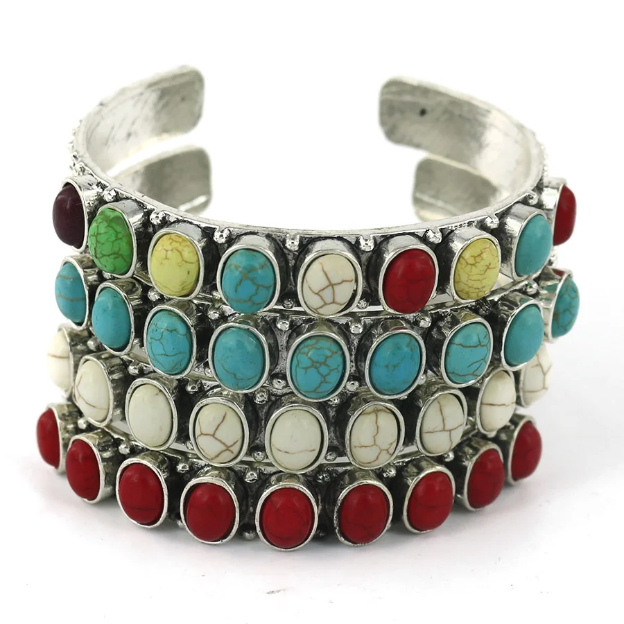 hot bohemian bracelet color stone t urquoise bracelet female popular jewelry bracelet bracelet