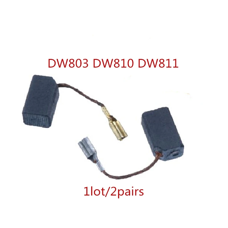 Сменные угольные щетки для DEWALT DW803 DW810 DW811 2 пары|carbon brushes|carbon brushes replacementcarbon brush for