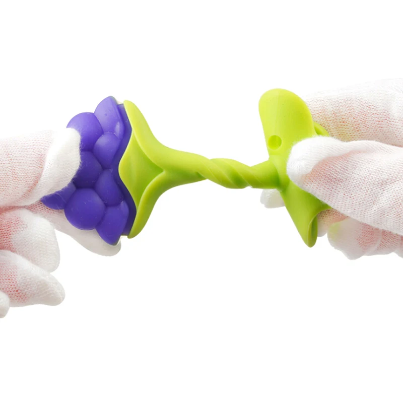 Подарочная Жевательная зубная щетка для прорезывания зубов силиконовая учебная