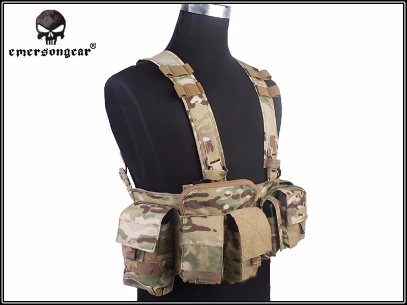 Военный жилет EMERSON UW Gen с V образным вырезом спереди для страйкбола EM7451|vest airsoft|multicam