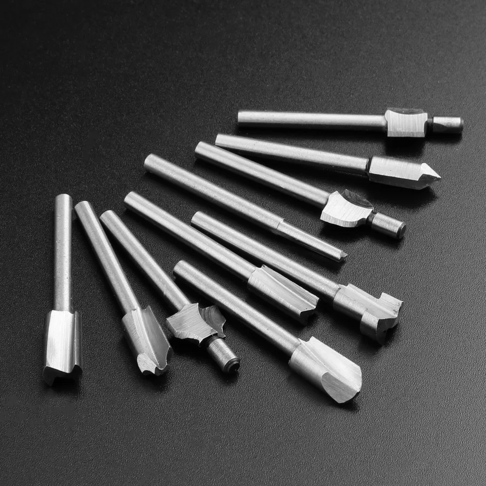 

DIYWORK Woodworking Cutter Engraving Machine Electric Trimming Machine Polishing Milling Cutter Fits Dremel Rotary Set