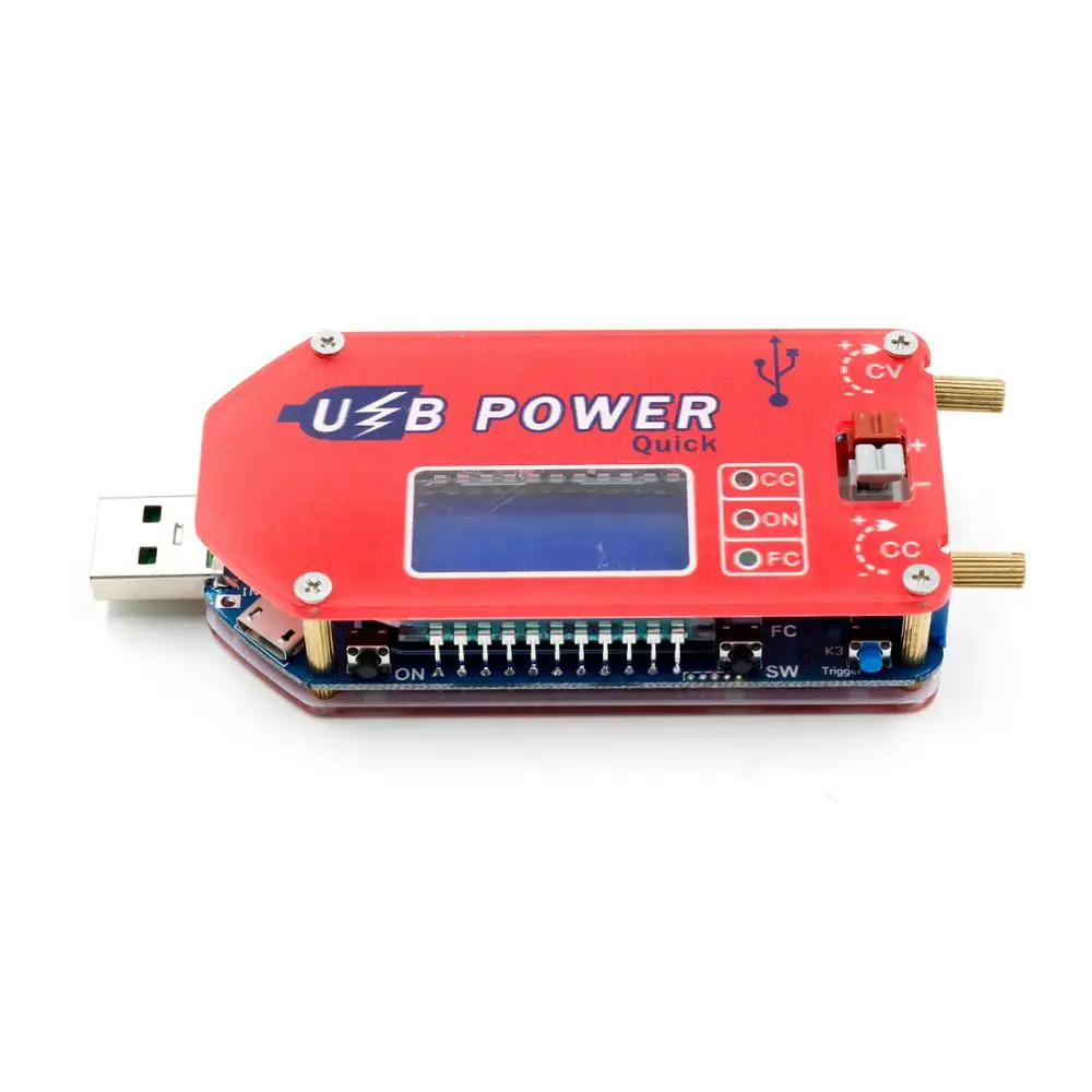 Цифровой дисплей DP3A USB регулируемый силовой модуль DC 1 30V 15W QC 2 0 3 FCP быстрая зарядка