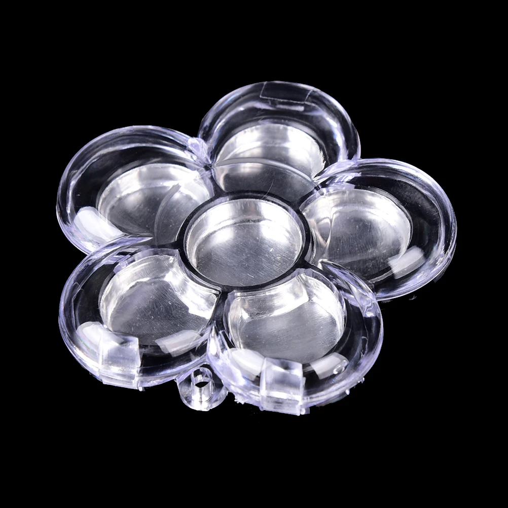 Прозрачный Регулируемый органайзер для макияжа 6 ячеек акриловый прозрачный