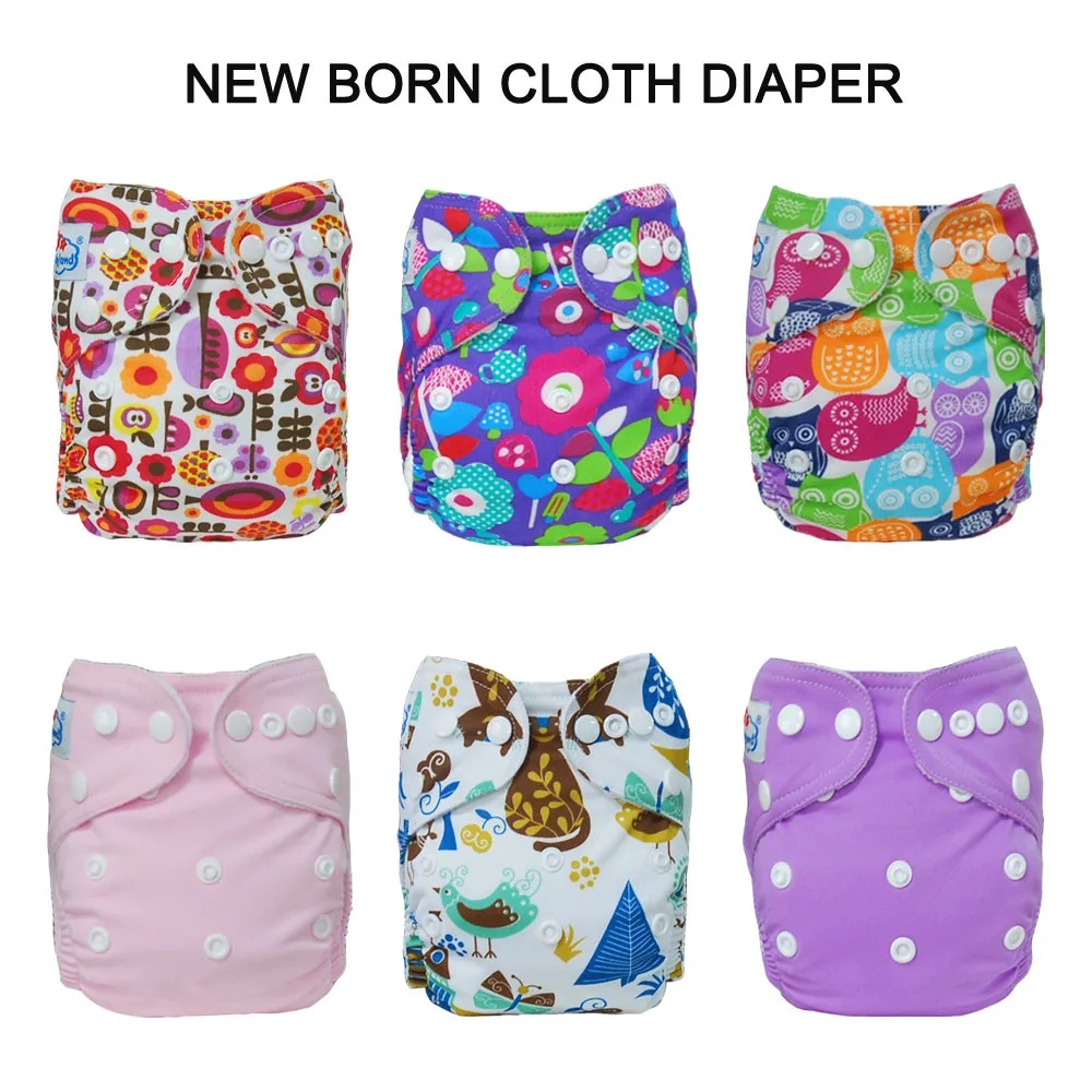(20 Piece A Lot in Total) NewBorn Baby Cloth Diaper Pocket Diaper Covers Babyland Girlish & Boylish Styles