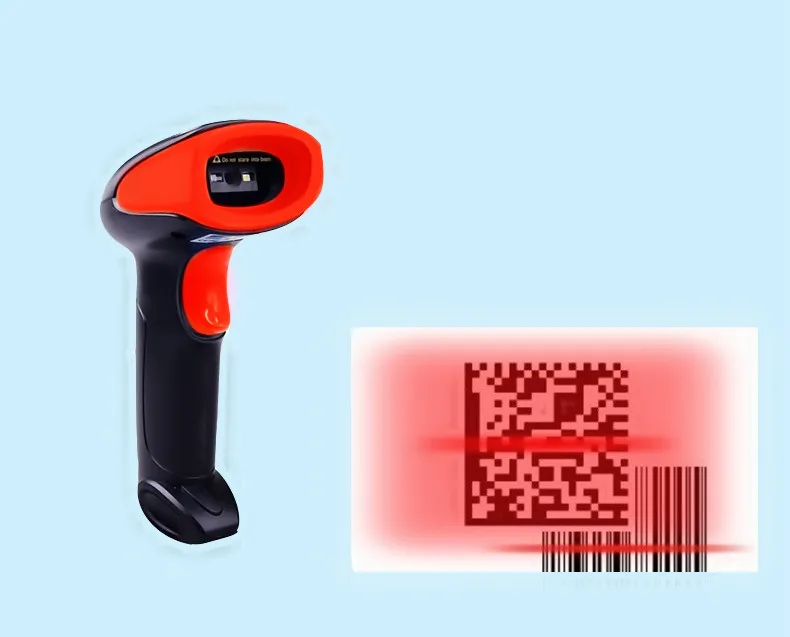 2D беспроводной Bluetooth USB проводной сканер штрих-кода 2D считыватель штрих-кодов Экспресс-сканер штрих-кодов QR PDF417 считыватель кодов Datametrix