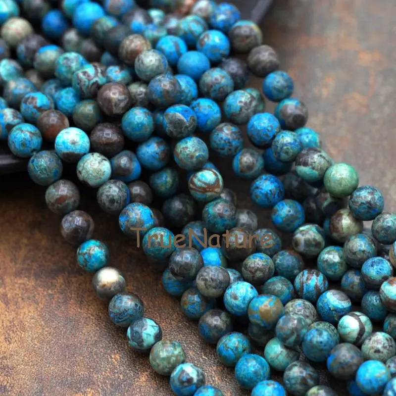 Fashion Tiny Beads Round Ocean Jaspers Stone Jewelry Loose Full Strands In 8 mm BE6284 | Украшения и аксессуары