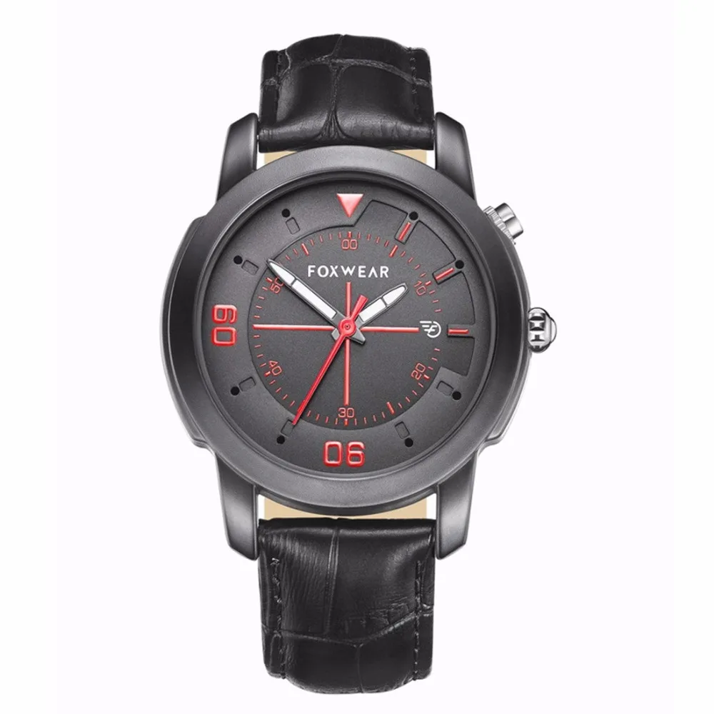 Фото Foxwear Y22 повседневные водонепроницаемые IP67 кварцевые Смарт часы для iOS / Android