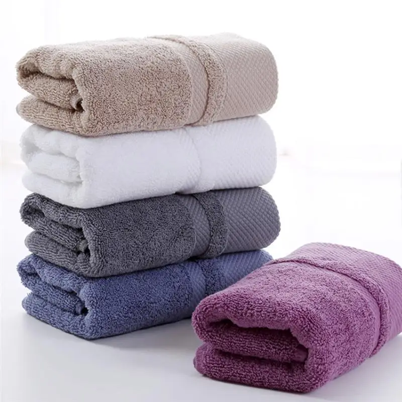 Cotton Solid Color Face Towel Bath for Adults Fast Drying Soft Water Absorption | Дом и сад