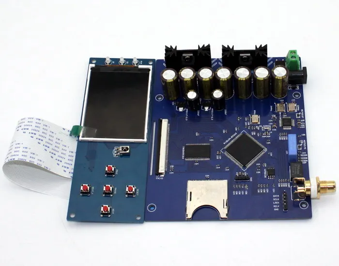 Цифровой циферблат STM32F407ZET6 AK4118 SD без потерь коаксиальный/II2S выход поддерживает