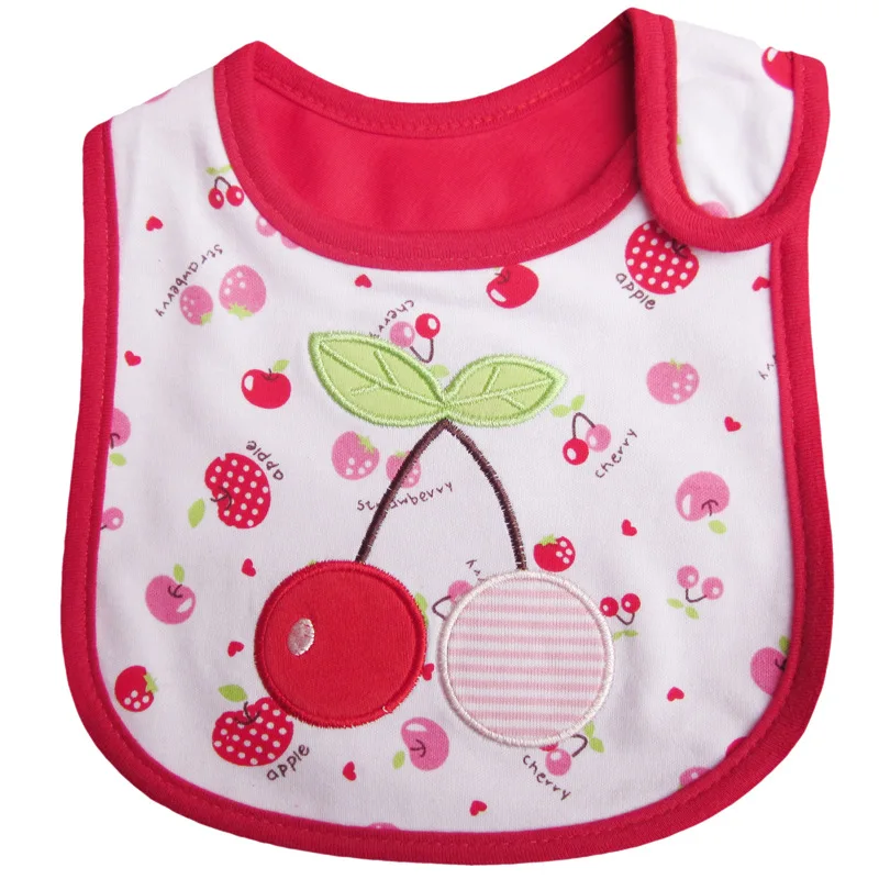 Детские хлопковые нагрудники Слюнявчики для новорожденных девочек и мальчиков