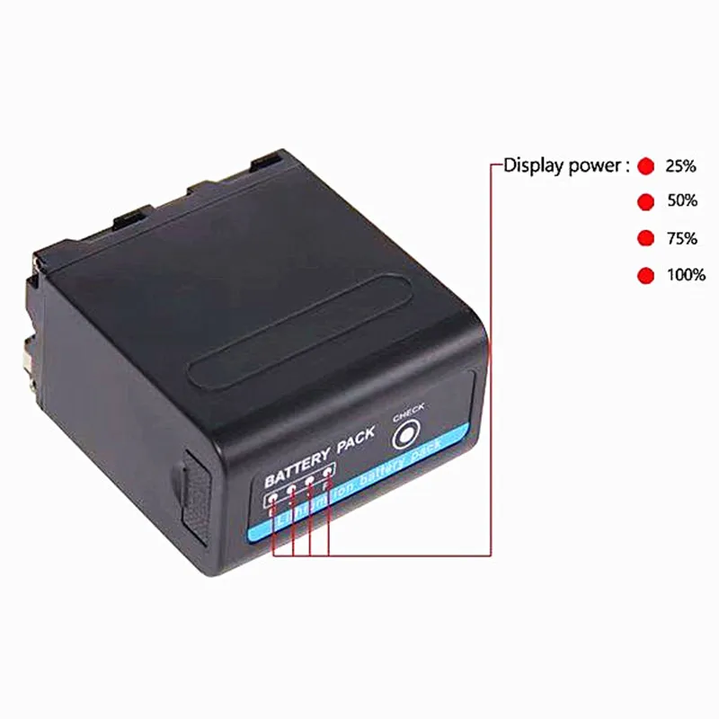 Аккумулятор WHCYonline 8800 мАч NP-F980D NP F980D F970 F960 для SONY MC1500C 190P 198P F950 MC1000C HD1000C V1C Z5C Z7C PD198P 150P