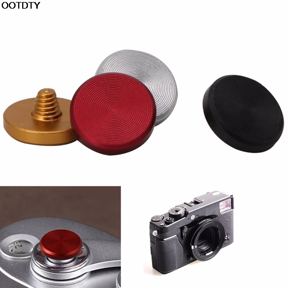 OOTDTY Metal Concave Soft Shutter Release Button For Fuji X100 Leica M8 M9 SLR Camera #L060# new hot |
