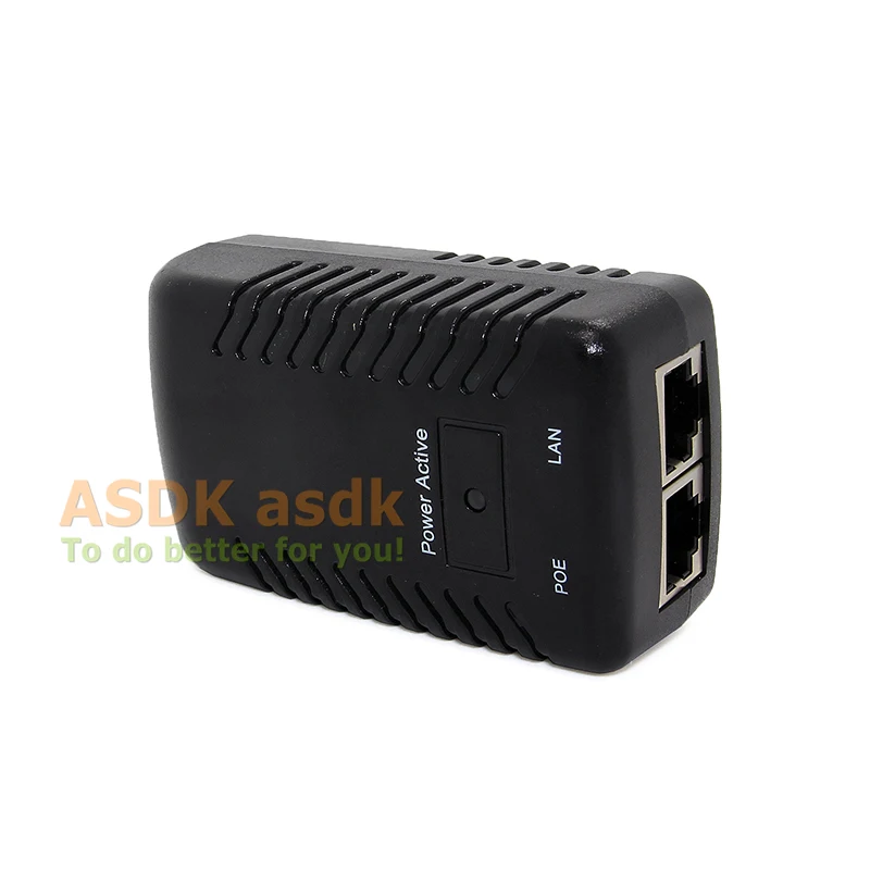 Активный адаптер питания для инжектора POE PSE выход DC48V 0.5A мощность по Ethernet 4 и 5 (+) 7 8