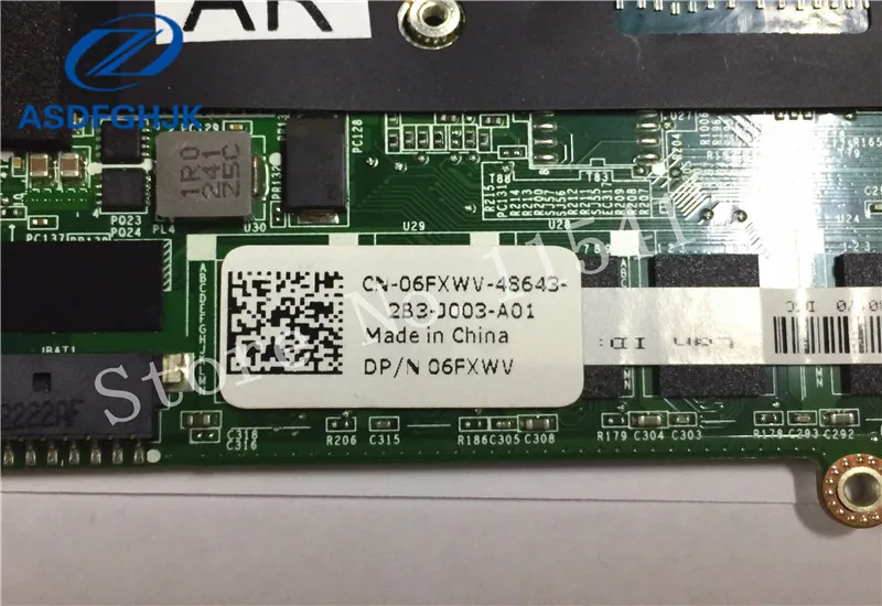 Материнская плата ноутбука для Dell XPS 13 L322X Ultrabook I5 3427 DAD13AMBCD1 06FXWV CN