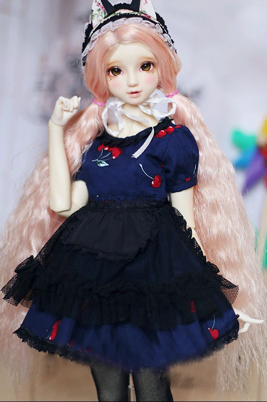BJD женское голубое платье с юбкой фартук для женщин 1/3 24 &quotSD DK DZ AOD Volks Doll