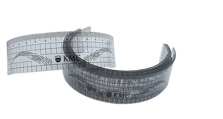 Перманентные макияжные трафареты пластиковые брови линейка KMC Татуировки Косметический инструмент для формирования для начинающих