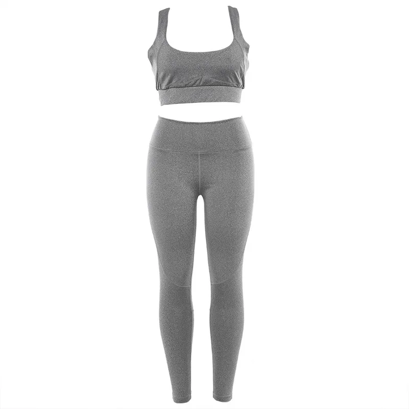 JINXIUSHIRT Tracksuit For Women 2Pcs Fitness Set High Waist Gym Woman Sportswear Sports Bra+Tight Yoga Pant Clothing Sets | Спорт и