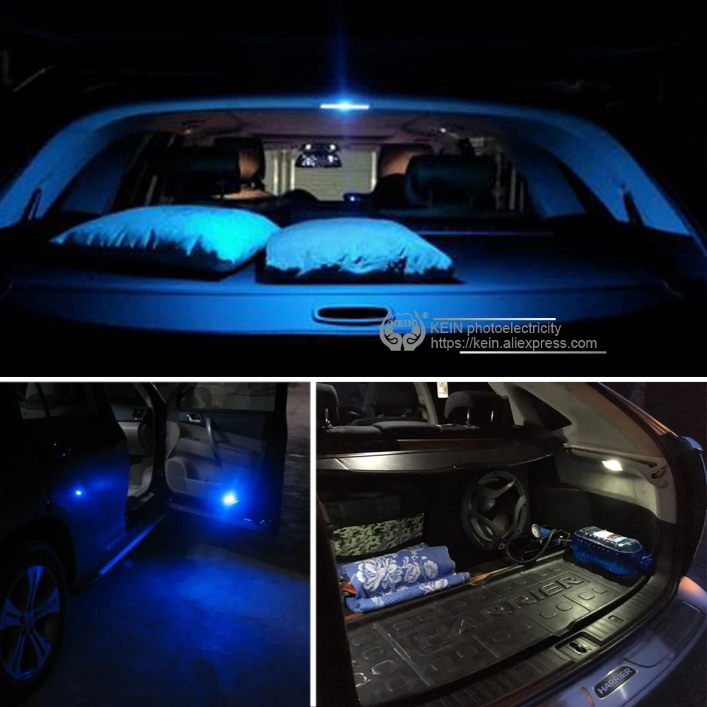 KEIN 10 шт. w5w t10 led cob лампы Авто интерьерный клиновидный инструмент боковое