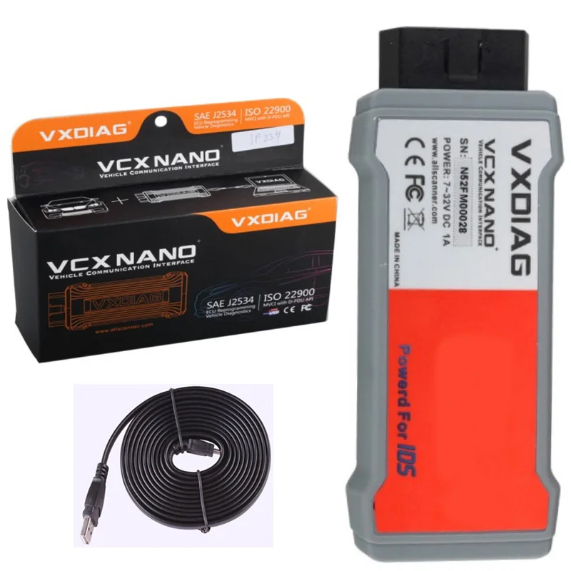VXDIAG VCX NANO для Ford/Mazda 2 в 1 USB/Wifi IDS V112 автоматический сканер многоязычная версия