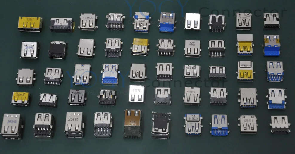 

50 шт. (25 моделей) разъем USB2.0, USB3.0 и двойной разъем USB, широко используется в ноутбуках и универсальных материнских платах USB