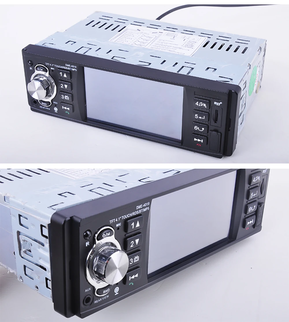 AMPrime 4022D 4,1 дюймов 1 Din автомагнитола Авто Аудио Стерео Авторадио bluetooth Поддержка камеры заднего вида USB пульт дистанционного управления