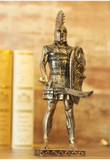 Medieval knight armor model vintage Roman warrior creative bar set with home accessories warriors decoration Crafts Arts | Дом и сад