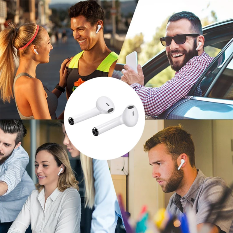 Беспроводные наушники высокого качества i7s tws гарнитура Bluetooth, наушники bt для iPhone X.