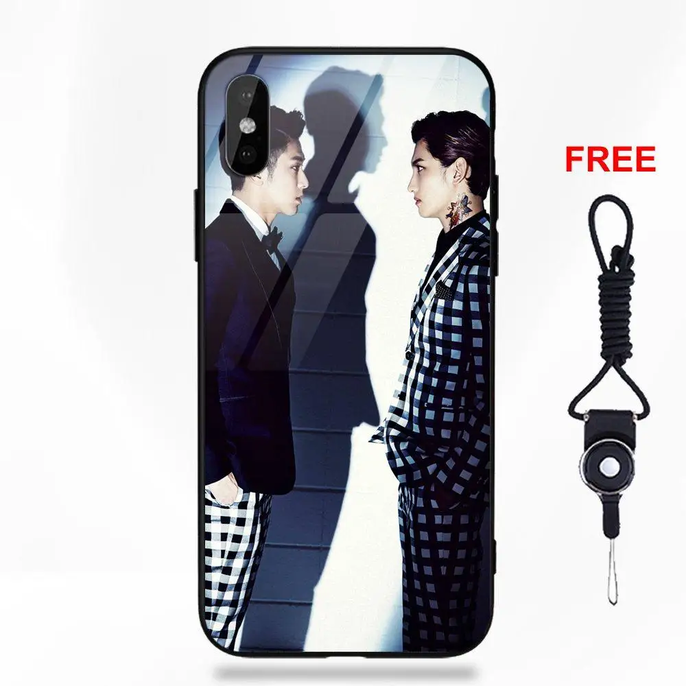 Мягкие ТПУ оправа закаленное стекло футляры для мобильных телефонов Tvxq!